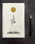 Snake Notebook - Journal/Sketchbook - Blank or Lined - Ready to Ship