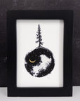 Beauty in the Upside Down - Tree on the Round - Art Print - Print to Order