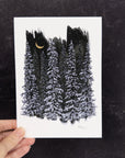 Snowy Forest - Art Print - Print to Order