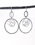 Circle and Vine Earrings