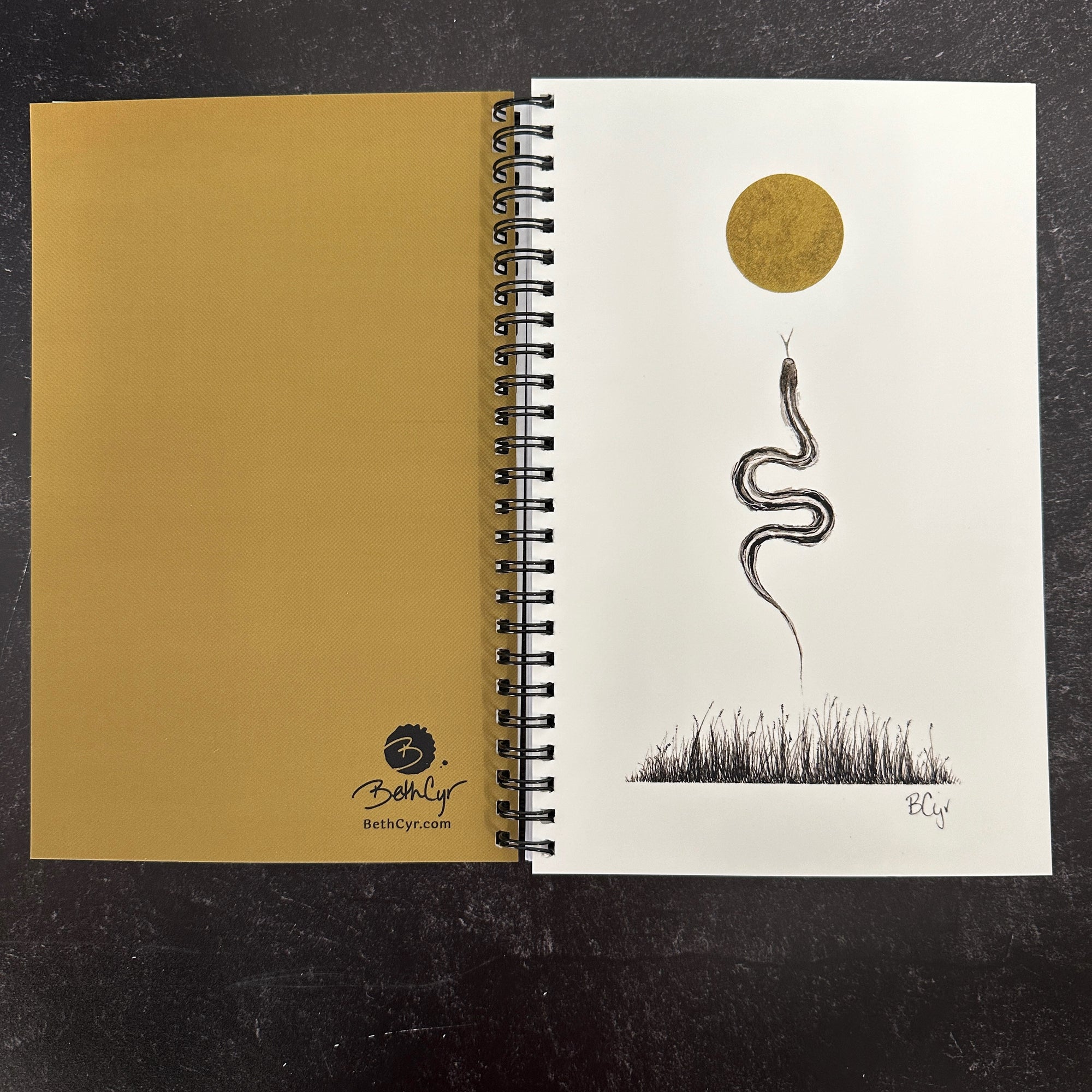 Snake Notebook - Journal/Sketchbook - Blank or Lined - Ready to Ship