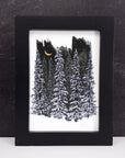 Snowy Forest - Art Print - Print to Order