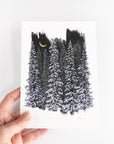 Snowy Forest - Art Print - Print to Order