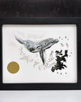 Humpback Whale - Pen and Ink Drawing - Print to Order