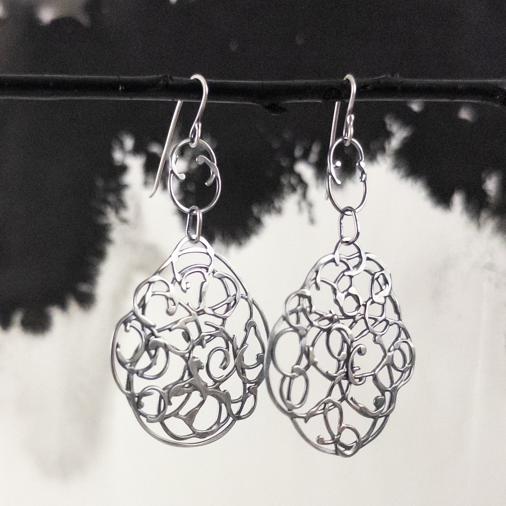 Large Vine earrings