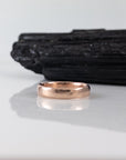 Rose Gold Worn Texture Ring - Final balance for Alex/Parker