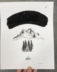 Roof (mountain chalet) - Art Print - Ready to ship 5x7 or 8x10