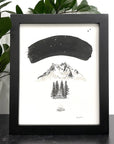 Roof (mountain chalet) - Art Print - Ready to ship 5x7 or 8x10