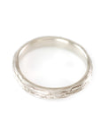 Tree Bark Ring in 14k Palladium White Gold - Size 6 - Ready to Ship - Beth Cyr Handmade Jewelry