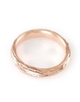 Tree Bark Ring in 14k Rose Gold - Size 4.5 - Ready to Ship - Beth Cyr Handmade Jewelry