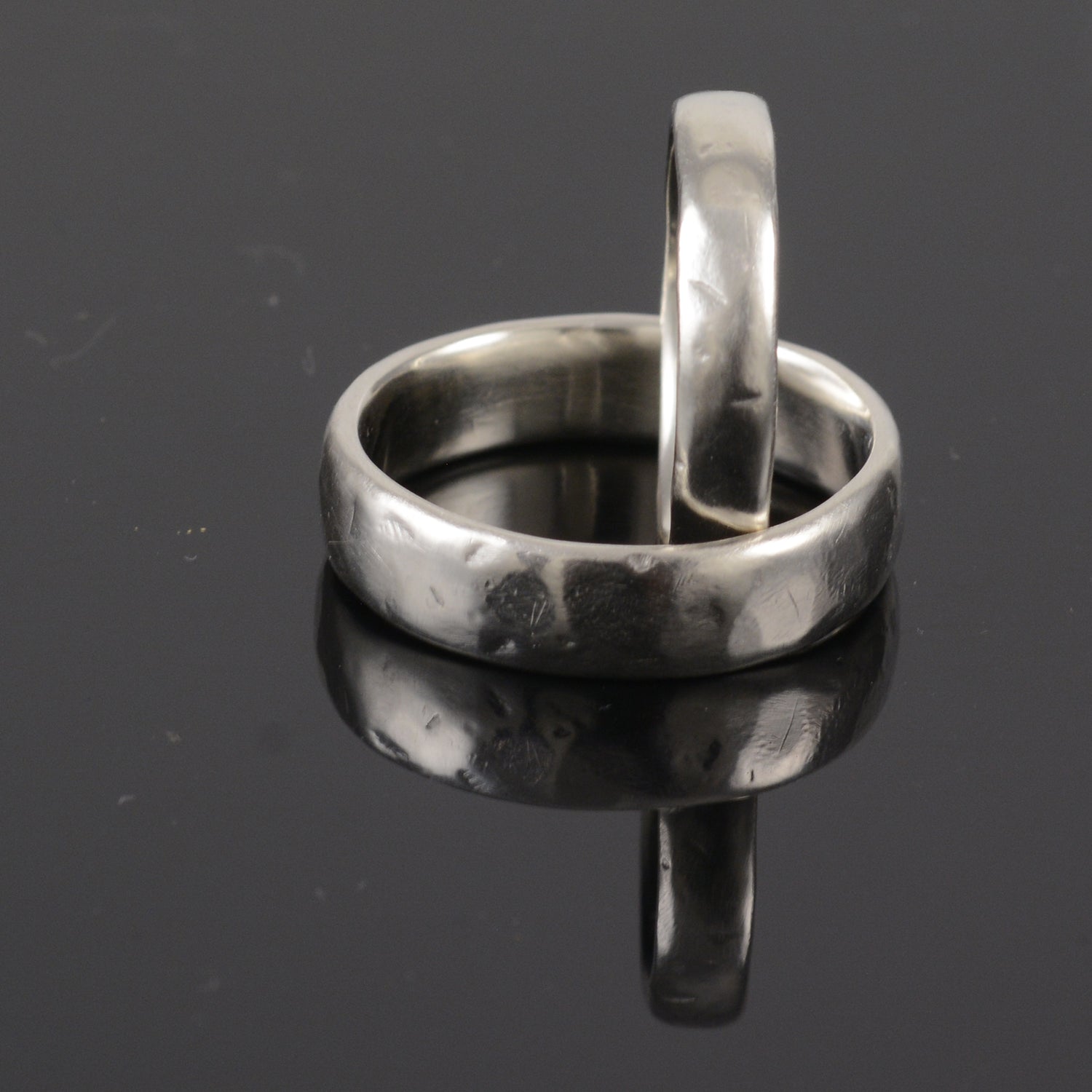 Worn Texture Ring in Any Metal - Made to Order