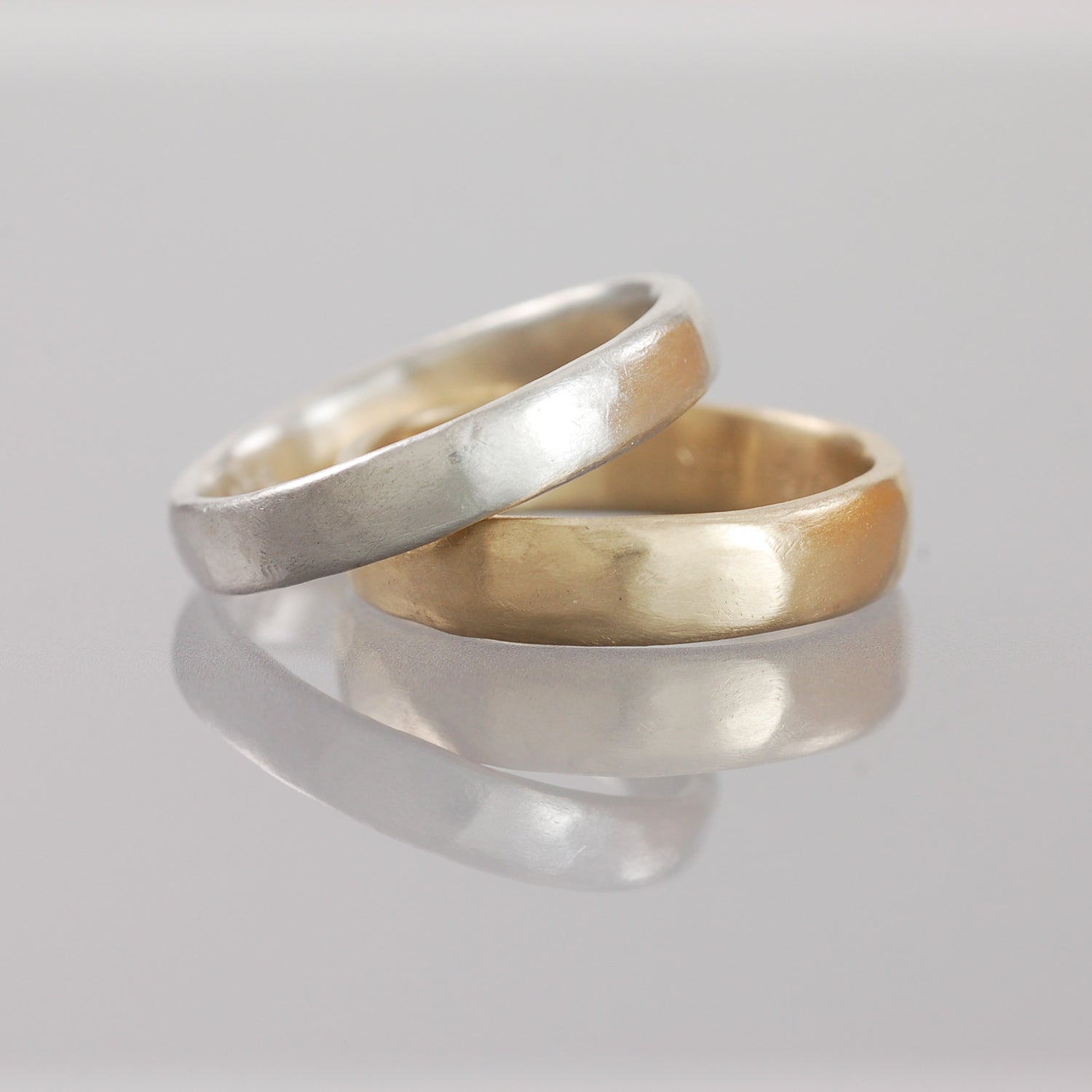 Worn Texture Ring in Any Metal - Made to Order