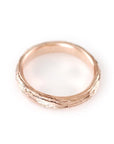 Tree Bark Wedding Rings in Rose Gold - Made to Order - Beth Cyr Handmade Jewelry