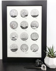 Zodiac Constellation 13x19 Print - Art Poster - Pre-Order - Beth Cyr Handmade Jewelry