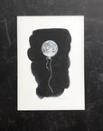 Float - Moon Balloon Art Print - Print to Order