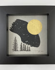 Full Moon, Tree Family, Partial Orion and Friends - Grey and Gold Collection 