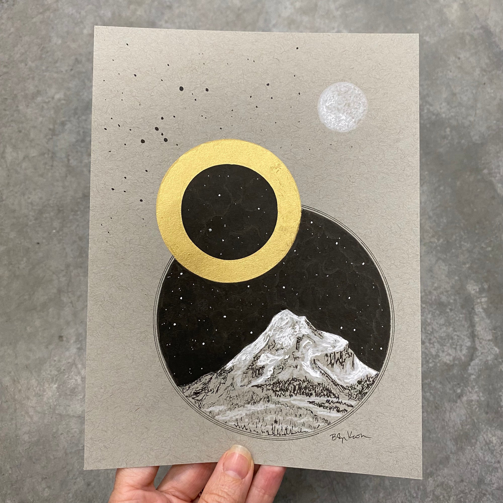 A Portal to Canis Major - Grey and Gold collection 