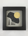 Full Moon, Tree Family, Partial Orion and Friends - Grey and Gold Collection 