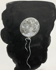 Float - Moon Balloon Art Print - Print to Order