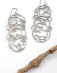 Oval Vine Earrings - Size Medium - Ready to Ship