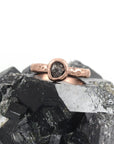 Single Meteorite Ring in 14k Rose Gold - size 6 - Ready to Ship - Beth Cyr Handmade Jewelry