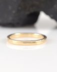 Simple Hammered Ring in Yellow Gold - Made to order