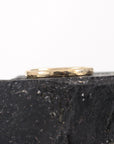 Simple Hammered Ring in Yellow Gold - Made to order